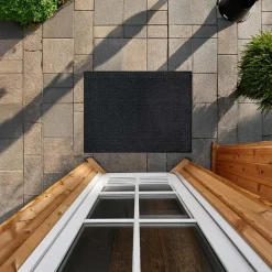 Benson Deurmat - anti slip - antraciet - 80x120 cm - voor binnen