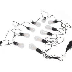 Benson Lichtsnoer - LED - 10 lampen - 700 cm - warm wit - timer Discount