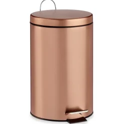 Berilo Pedaalemmer - koperkleurig - 12 l - 40 cm - metaal Discount