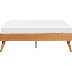 Beliani BERRIC - Tweepersoonsbed - Lichthout - 140 x 200 cm - MDF Sale