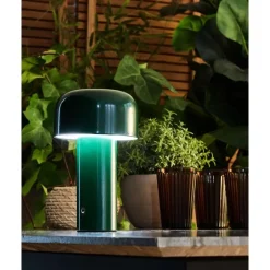 Beliani BESOS - Tafellamp - Groen - IJzer New