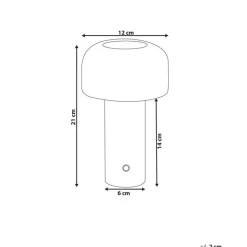Beliani BESOS - Tafellamp - Groen - IJzer New