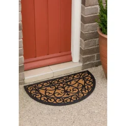 Best for Boots Deurmat - halfrond - kokos en rubber - 75 x 45 cm Sale