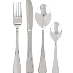 Merkloos Bestekset - 16-delig - RVS - voor 4 personen