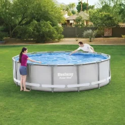 Bestway - Solarzwembadhoes - Blauw - Polyetheen - 427 cm Clearance