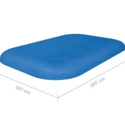 Bestway - Zwembadhoes - Blauw - Polyetheen - 305 x 183 x 56 cm Outlet