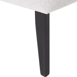 Beliani BIARRITZ - Chaise longue - Wit - Linkerzijde - Polyester