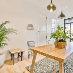 Merkloos Bijzet krukje/tafeltje - lichtbruin - hout - 40 x 25 x 40 cm Best