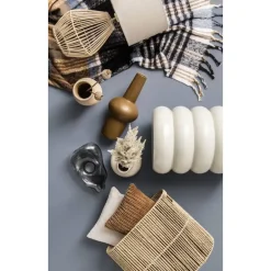 Leen Bakker Bijzettafel Barbella - beige - 45xØ33 cm Hot