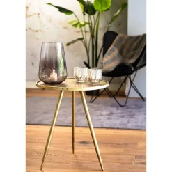 Light & Living Bijzettafel Envira - Antiek Goud - Ø39,5cm Hot