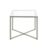 Leen Bakker Bijzettafel Indor - glas - 45x50x50 cm Online