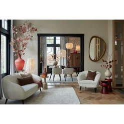 Light & Living Bijzettafel Milaki - Beige - Ø39cm Discount