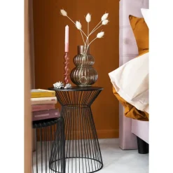 Leen Bakker Bijzettafel Napels - zwart - 47xØ33 cm Sale