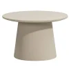 Leen Bakker Bijzettafel Thibaut - beige - 38xØ60 cm Outlet