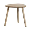 Leen Bakker Bijzettafel Triangel - naturel - 39,5x40x40 cm New