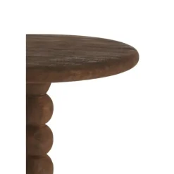 Light & Living Bijzettafel Veglio - Donkerbruin - Ø35cm Best