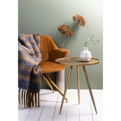 Light & Living Bijzettafel Ø51x60 cm ENVIRA antiek goud Best