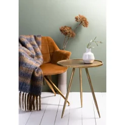 Light & Living Bijzettafel Ø51x60 cm ENVIRA antiek goud Best