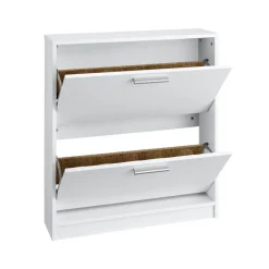 Loft24 Bill - Schoenenkast met 2 kleppen in wit Online