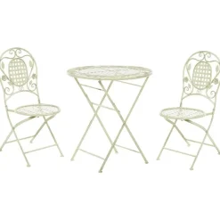 Beliani BIVIO - Bistroset voor 2 - Groen - IJzer Clearance