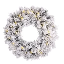 Black Box Trees Dinsmore Kerstkrans - LED - Ø60 cm - Frosted Green