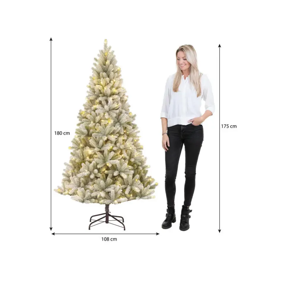 Black Box Trees Nagoya Kunstkerstboom met Verlichting - H180 x Ø108 cm Clearance