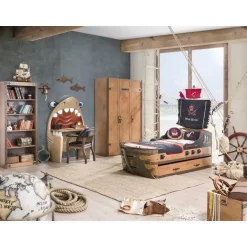 Leen Bakker Black Pirate 2-deurs kledingkast piraten Hot