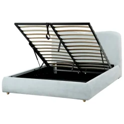 Leen Bakker BLAGNAC - Tweepersoonsbed - Lichtblauw - 140 x 200 cm - Stof Sale