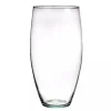 Merkloos Bloemenvaas Raine - helder transparant glas - D13 x H25 cm Outlet