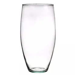 Merkloos Bloemenvaas Raine - helder transparant glas - D13 x H25 cm Outlet