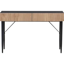 Leen Bakker BLYTHE - Consoletafel - Zwart/Bruin - MDF Outlet