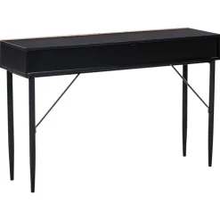 Leen Bakker BLYTHE - Consoletafel - Zwart/Bruin - MDF Outlet