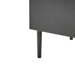 Leen Bakker BLYTHE- Ladekast 4 lades - Zwart/Bruin - MDF Hot