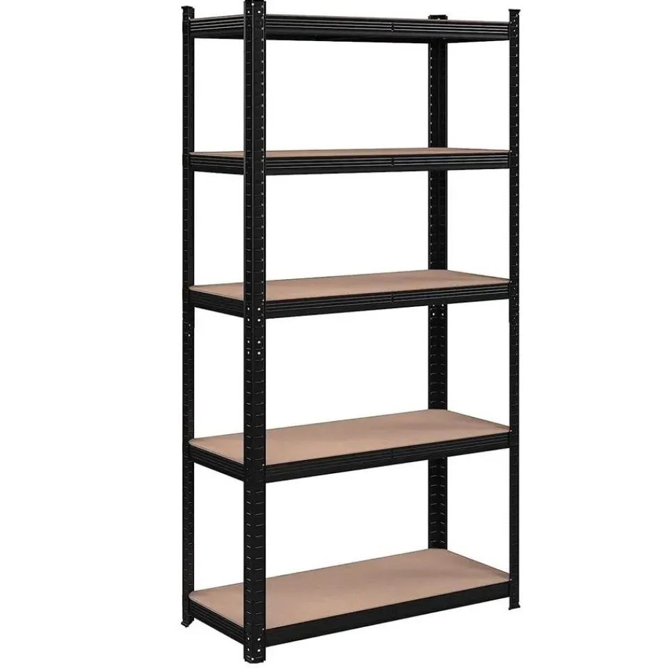 Bobbel Home Bobbel Garden- Stellingkast - 5 planken - 180 x 90 x 40 cm - Zwart New