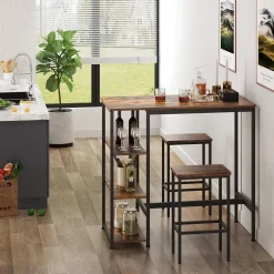 Bobbel Home - Bartafel - Donkerbruin - 109 x 60 x 100 cm Clearance