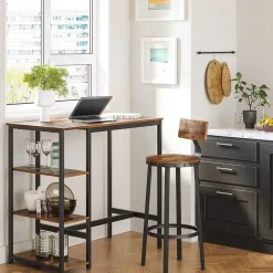 Bobbel Home - Bartafel - Donkerbruin - 109 x 60 x 100 cm Clearance