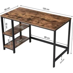 Bobbel Home - Bureau - Vintage - Zwart Outlet