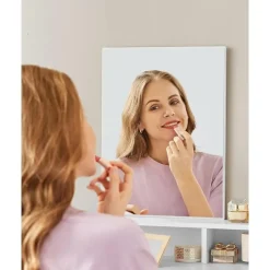 Parya Home Bobbel Home - Kaptafel met rechthoekige spiegel - Wit Hot