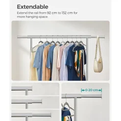 Parya Home Bobbel Home - Kledingrek Met Uitschuifbare Kledingstang Sale