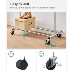 Parya Home Bobbel Home - Kledingrek Met Uitschuifbare Kledingstang Sale