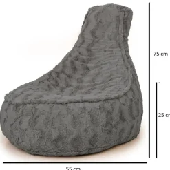 Bobbel Home - Zitzak Stoelvorm - Florance - Faux fur - Zitstoel - 100 liter - Online