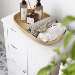 Bobbel Home Badkamerkast - 4 Lades - MDF - Wit New