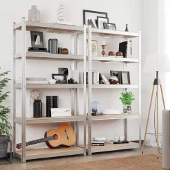 Bobbel Home Stellingkasten Set van 2 Zilver New