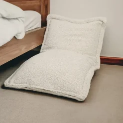 Bobbel Home BobbelHome - sfeervolle zitzak/zitkussen - Teddy - Beige Outlet