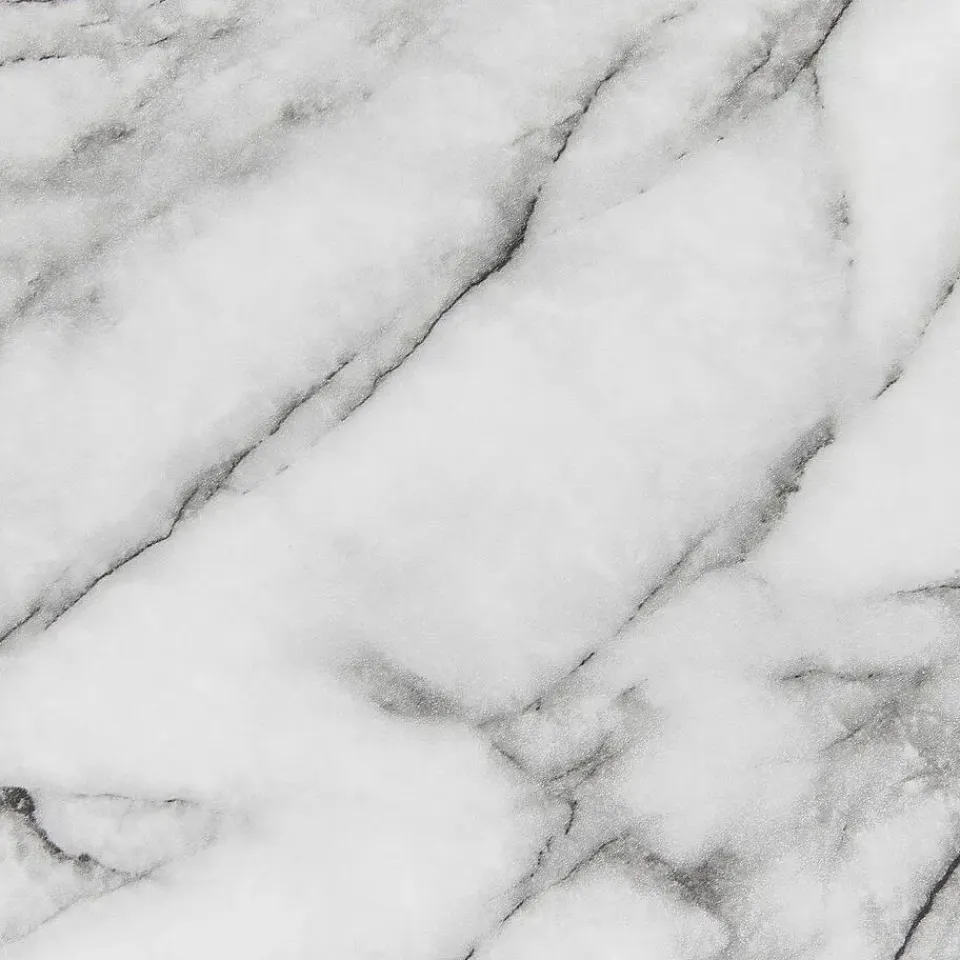 Beliani BOCA - Ronde eettafel - Wit/Goud - 90 cm - MDF Discount