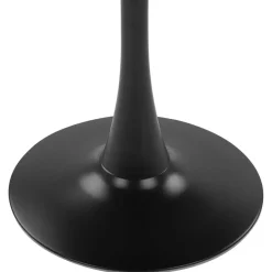 Beliani BOCA - Ronde eettafel - Zwart - 90 cm - MDF Hot