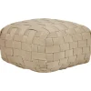 Leen Bakker BODLA - Buitenpoef - Beige - 50 x 50 cm - Synthetisch materiaal Online