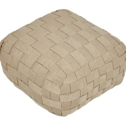 Leen Bakker BODLA - Buitenpoef - Beige - 50 x 50 cm - Synthetisch materiaal Online