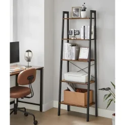Parya Home Boekenkast Industrieel - Boekenstandaard - Ladderkast 5 Laags Hot