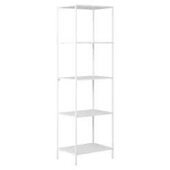 House Nordic Boekenkast Wit Metaal - 4 planken - 51x36x170cm - Vita Best
